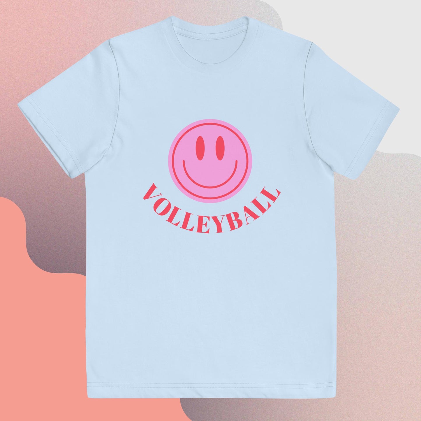 Smiley Vball Youth jersey t-shirt